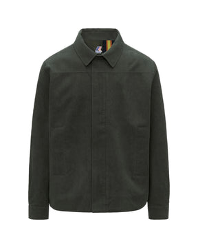 Giacca Uomo K-Way Shary Courduroy Verde