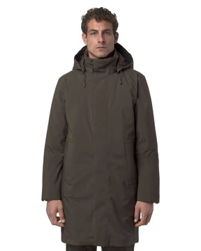 Giacca Uomo K-Way Thomal Bonded Padded Marrone