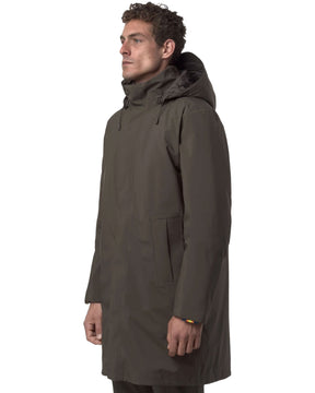 Giacca Uomo K-Way Thomal Bonded Padded Marrone