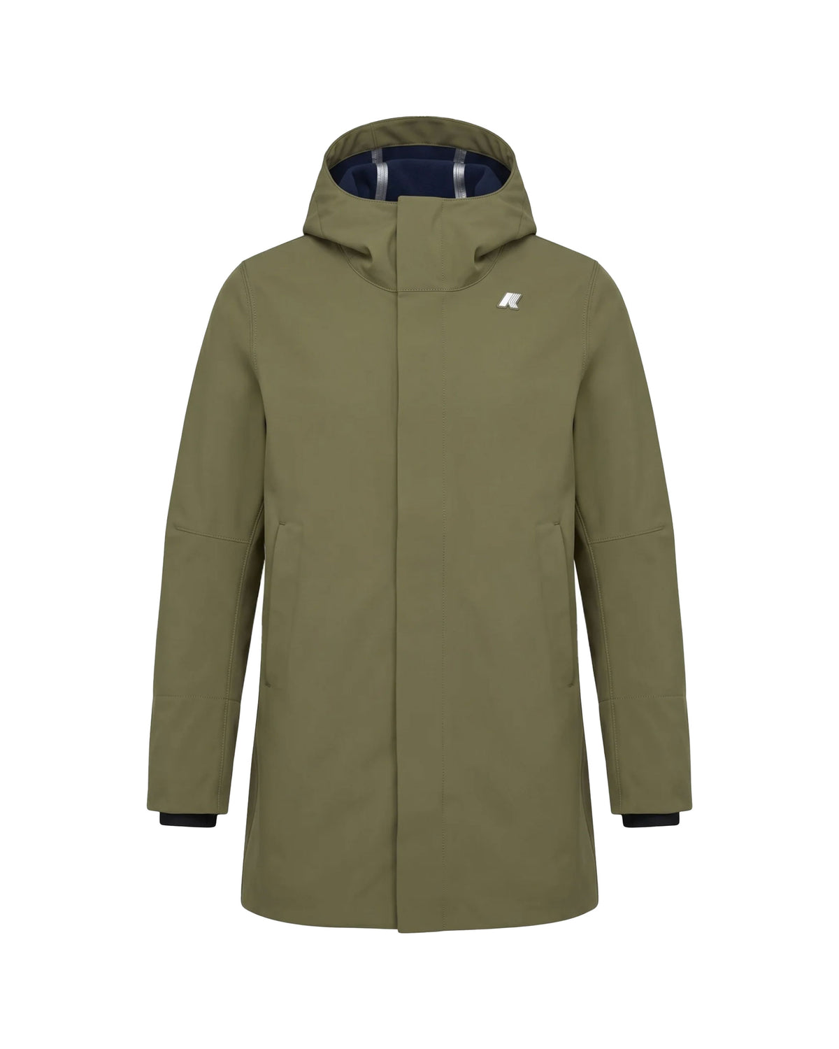 Giacca Uomo K-Way Thomas Bonded Verde Militare