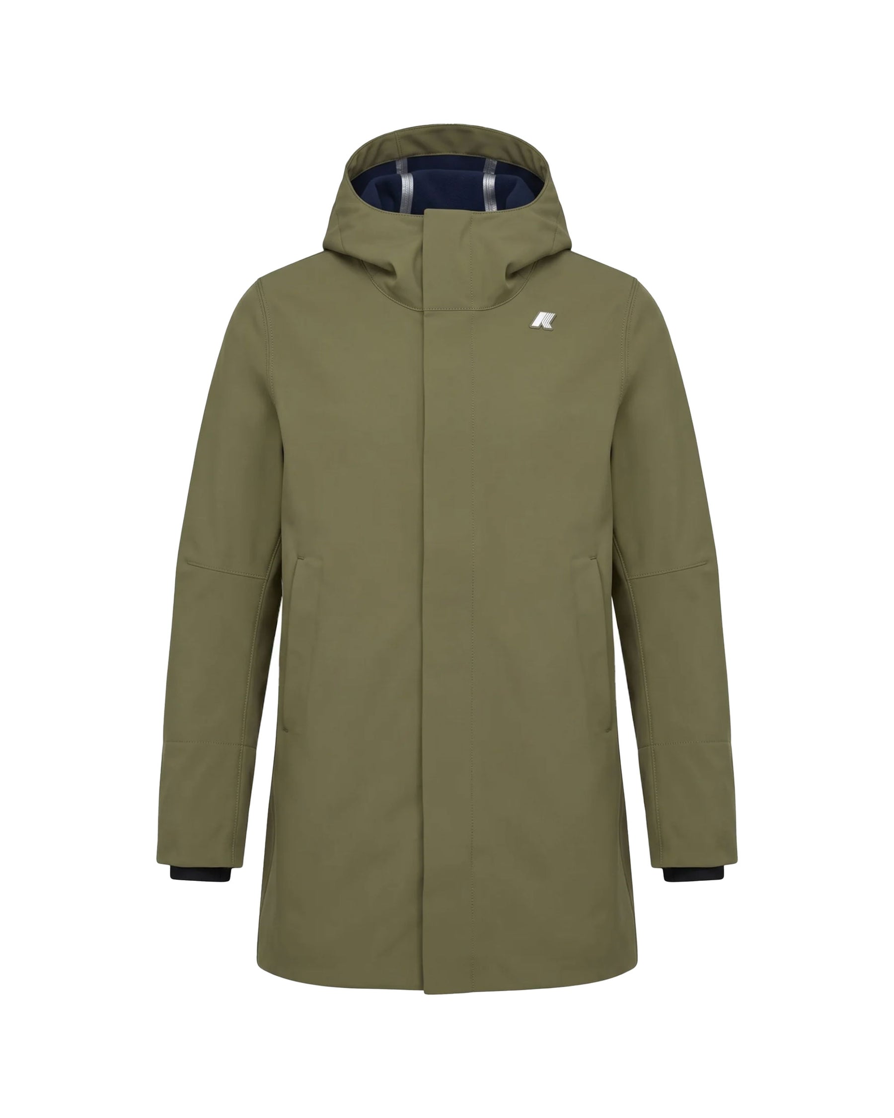Giacca Uomo K-Way Thomas Bonded Verde Militare
