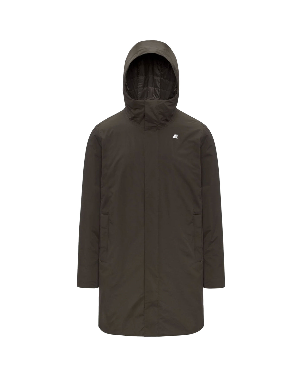 Man's Jackets K-Way Thomas Warm Ottoman Black Olive