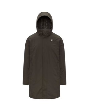 Man's Jackets K-Way Thomas Warm Ottoman Black Olive