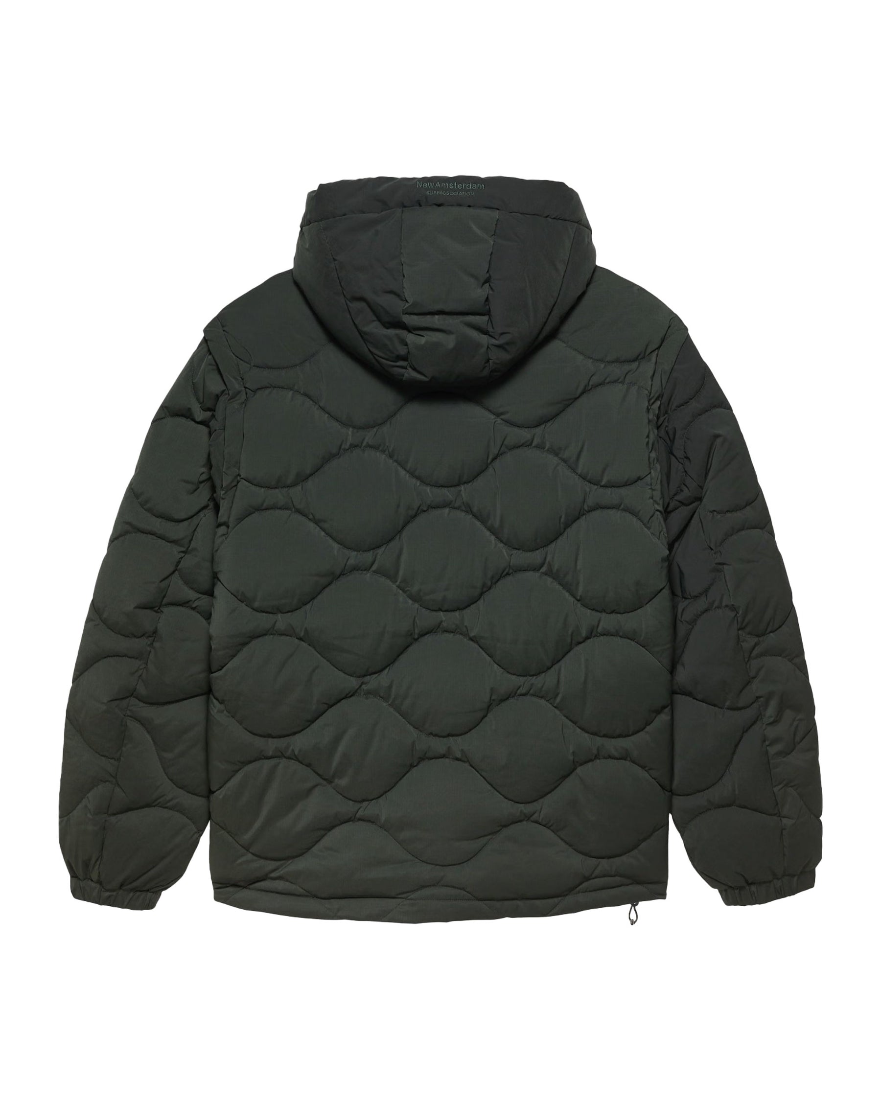 Giacca Uomo New Amsterdam Surfassociation Detachable Jacket Olive
