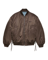 New Amsterdam Surfassociation Men's Jacket Reversible Bomber Jacket Brown-Sea Blue