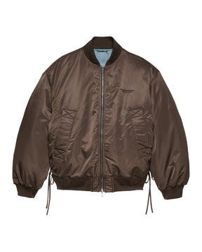 New Amsterdam Surfassociation Men's Jacket Reversible Bomber Jacket Brown-Sea Blue