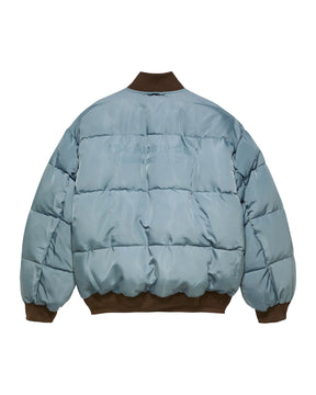 New Amsterdam Surfassociation Men's Jacket Reversible Bomber Jacket Brown-Sea Blue