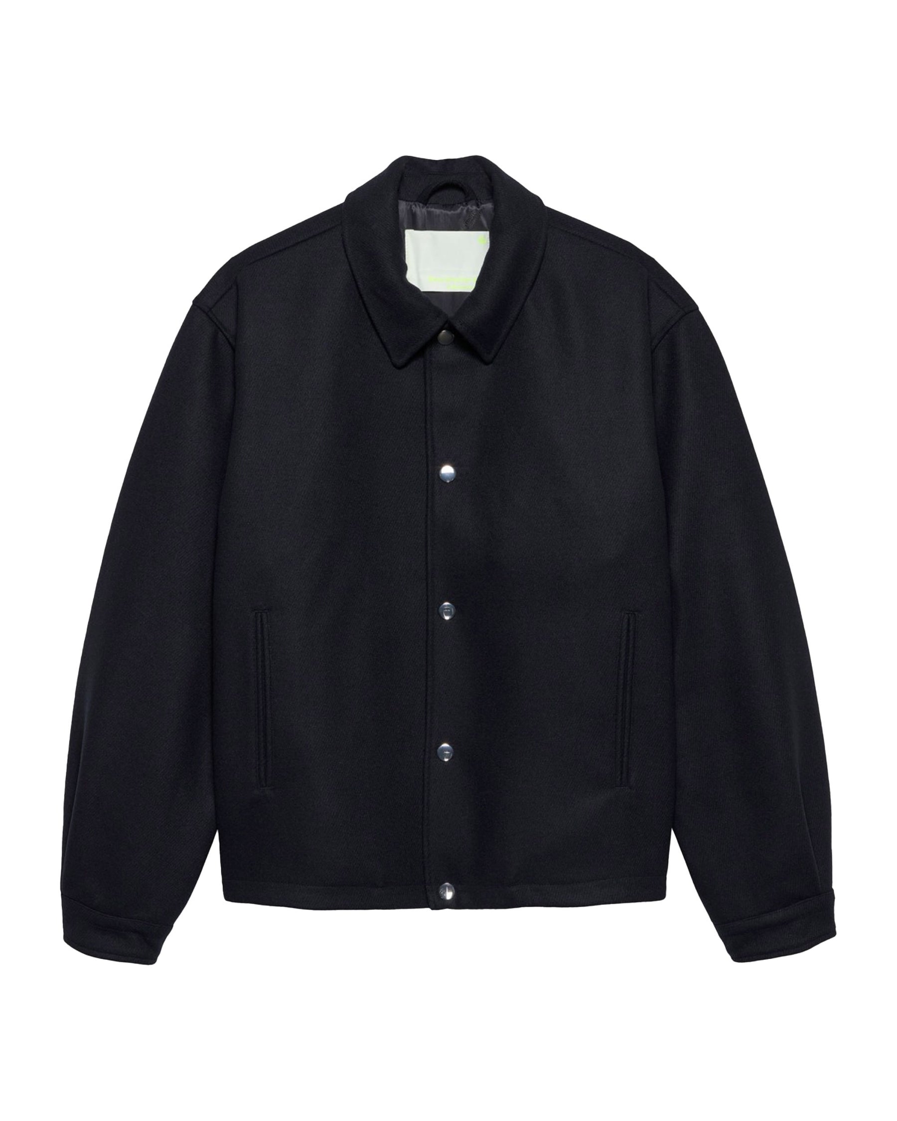 Giacca Uomo New Amsterdam Surfassociation Wool Coach Jacket Night