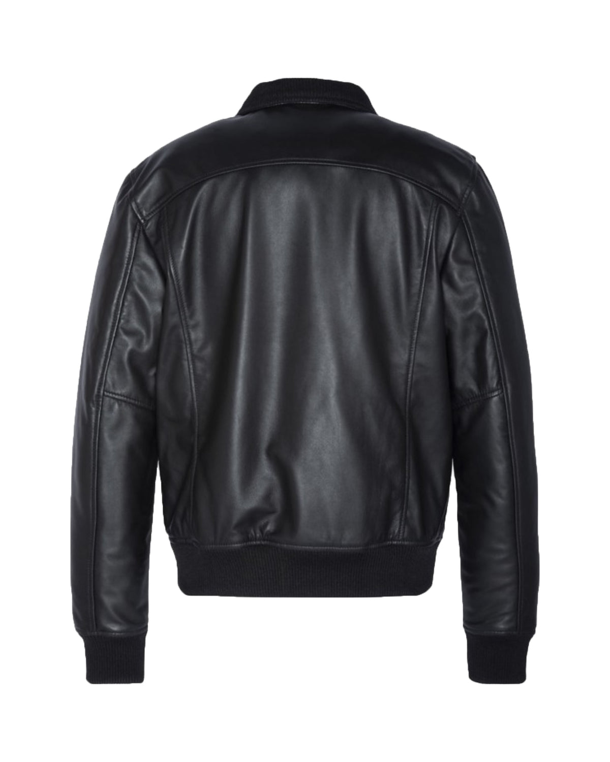 Man Jacket Schott NYC Fresno Leather Black