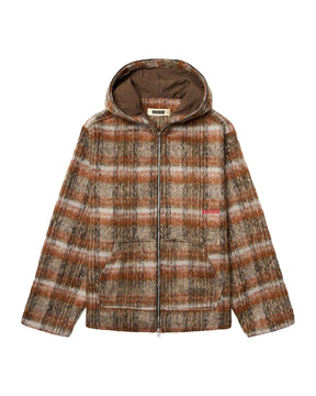 Giacca Uomo Woodbird WBSheng Zip Hoodie Jacket Burnt Red Sand