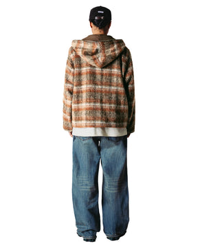 Giacca Uomo Woodbird WBSheng Zip Hoodie Jacket Burnt Red Sand