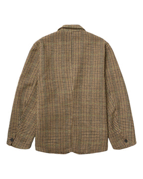 Giacca Uomo Woodbird Wbging Check Blazer Brown Green