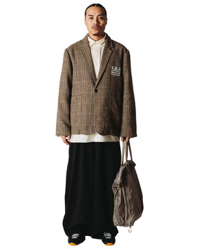 Giacca Uomo Woodbird Wbging Check Blazer Brown Green