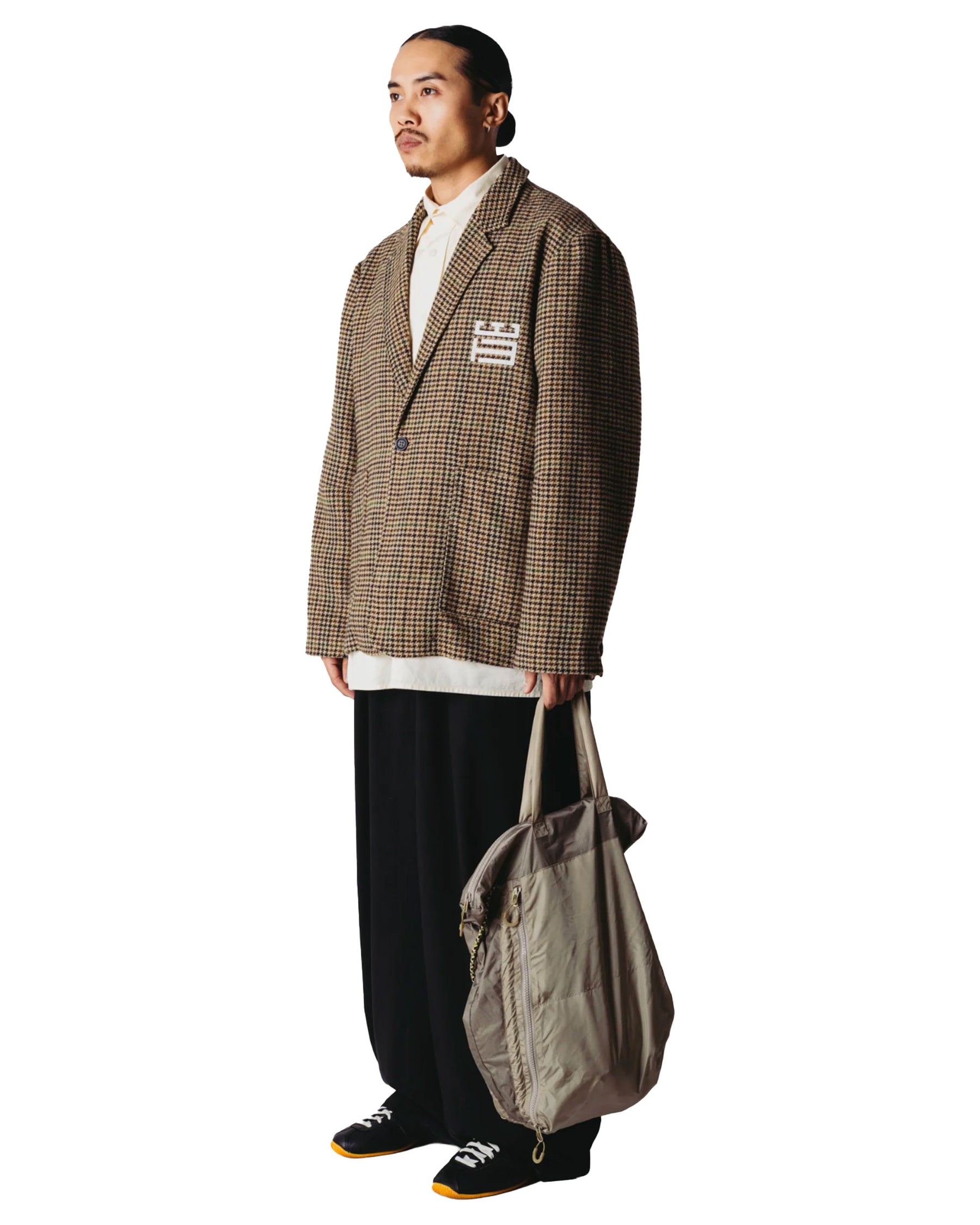 Giacca Uomo Woodbird Wbging Check Blazer Brown Green