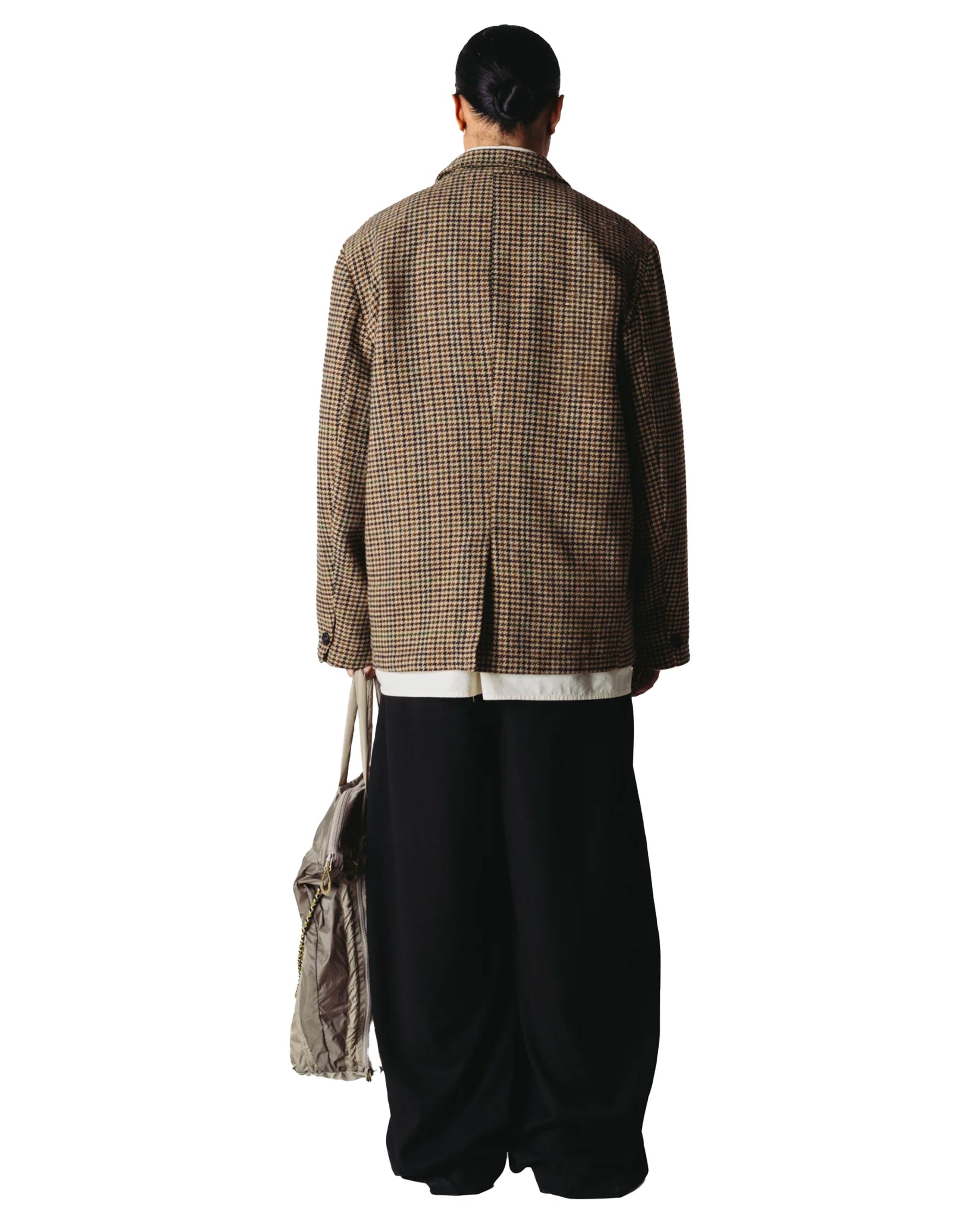 Giacca Uomo Woodbird Wbging Check Blazer Brown Green
