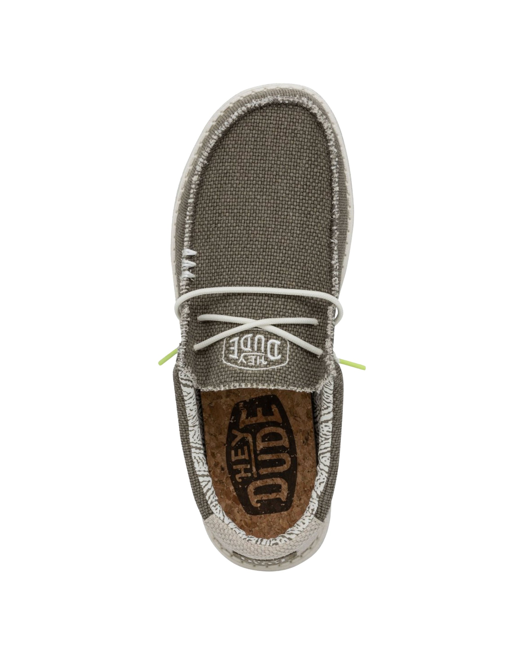 HeyDude Wally Braided Verde Militare
