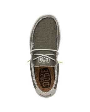 HeyDude Wally Braided Verde Militare