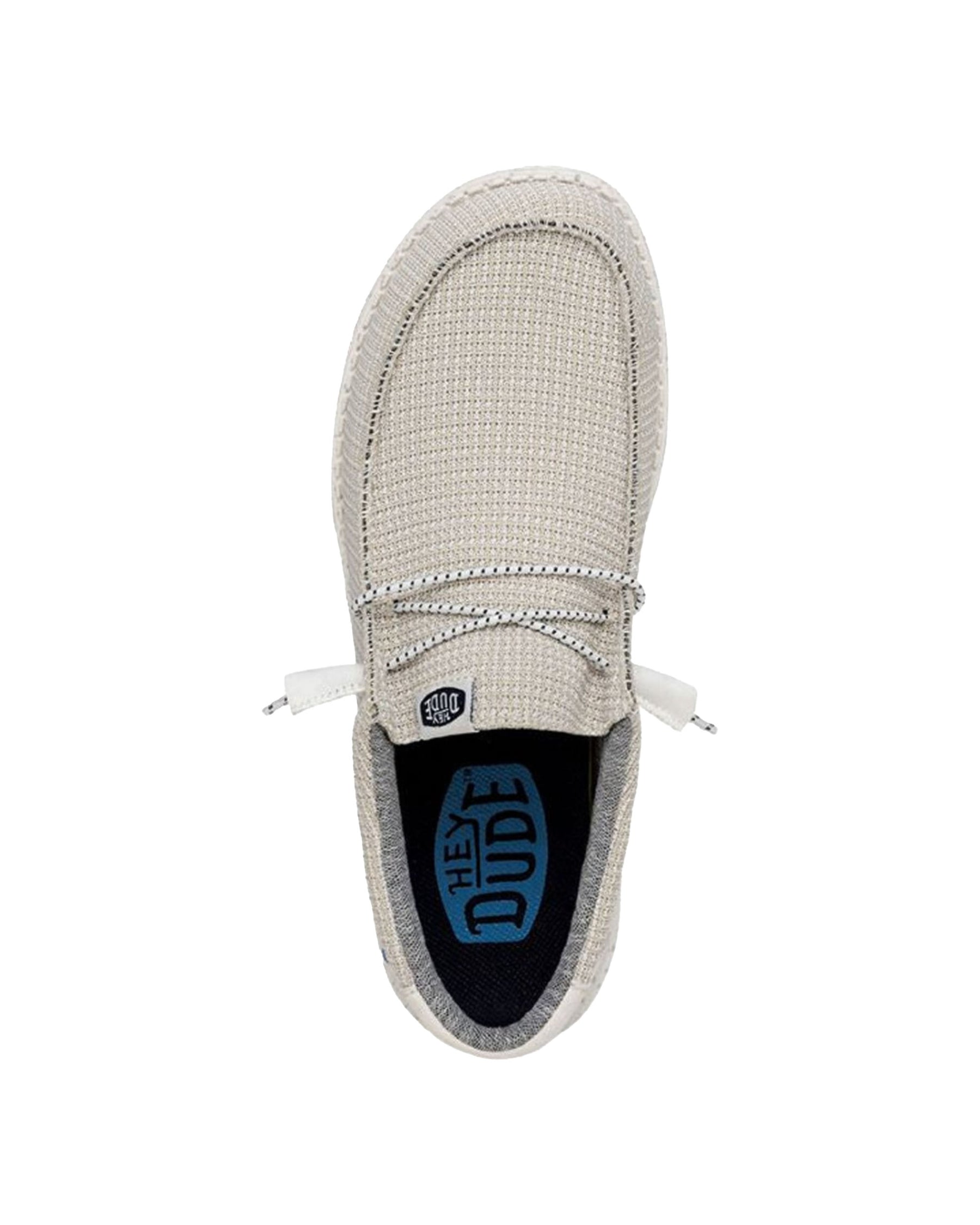 HeyDude Wally Sport Mesh Bianco
