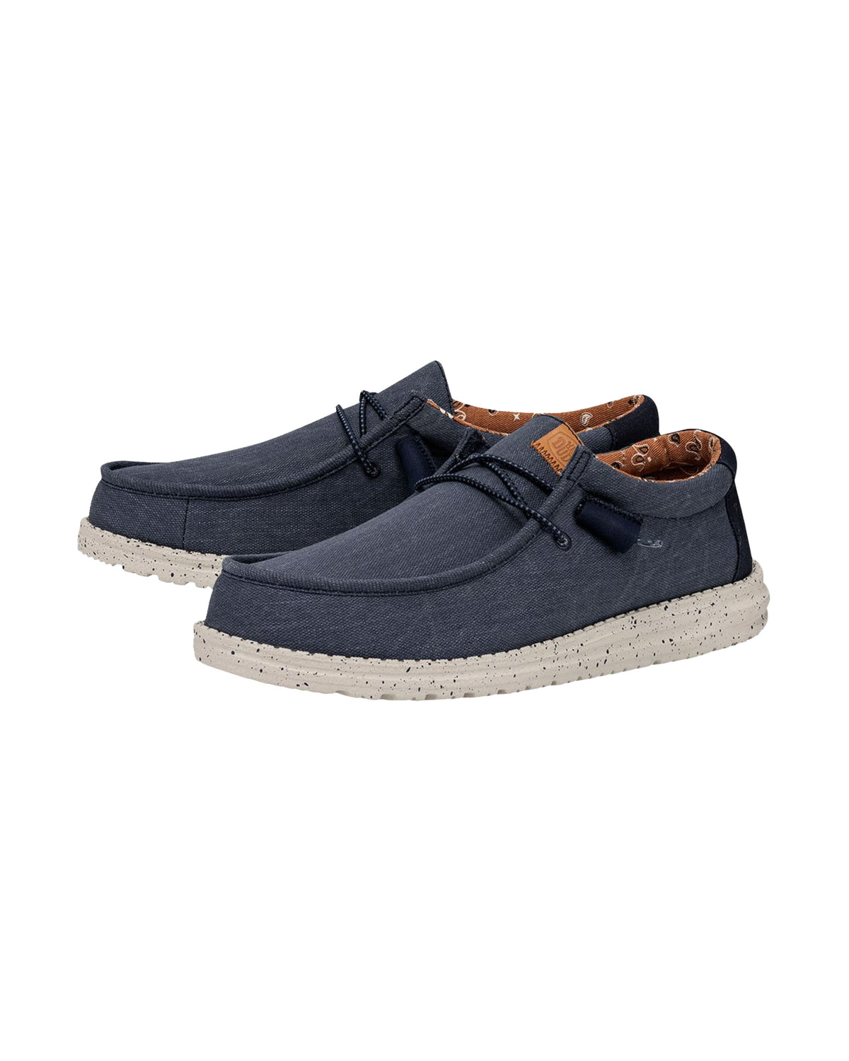 HeyDude Wally Washed Canvas Blu