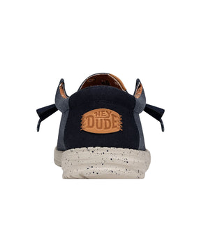 HeyDude Wally Washed Canvas Blu
