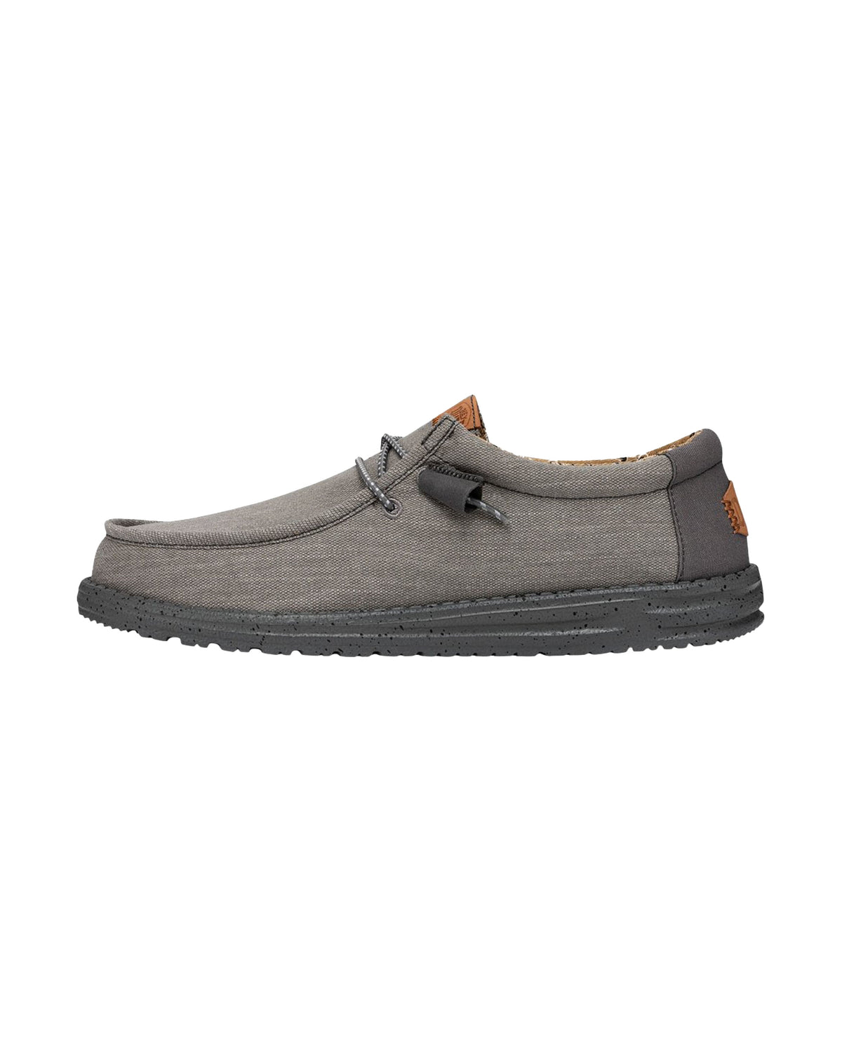 HeyDude Wally Washed Canvas Grey