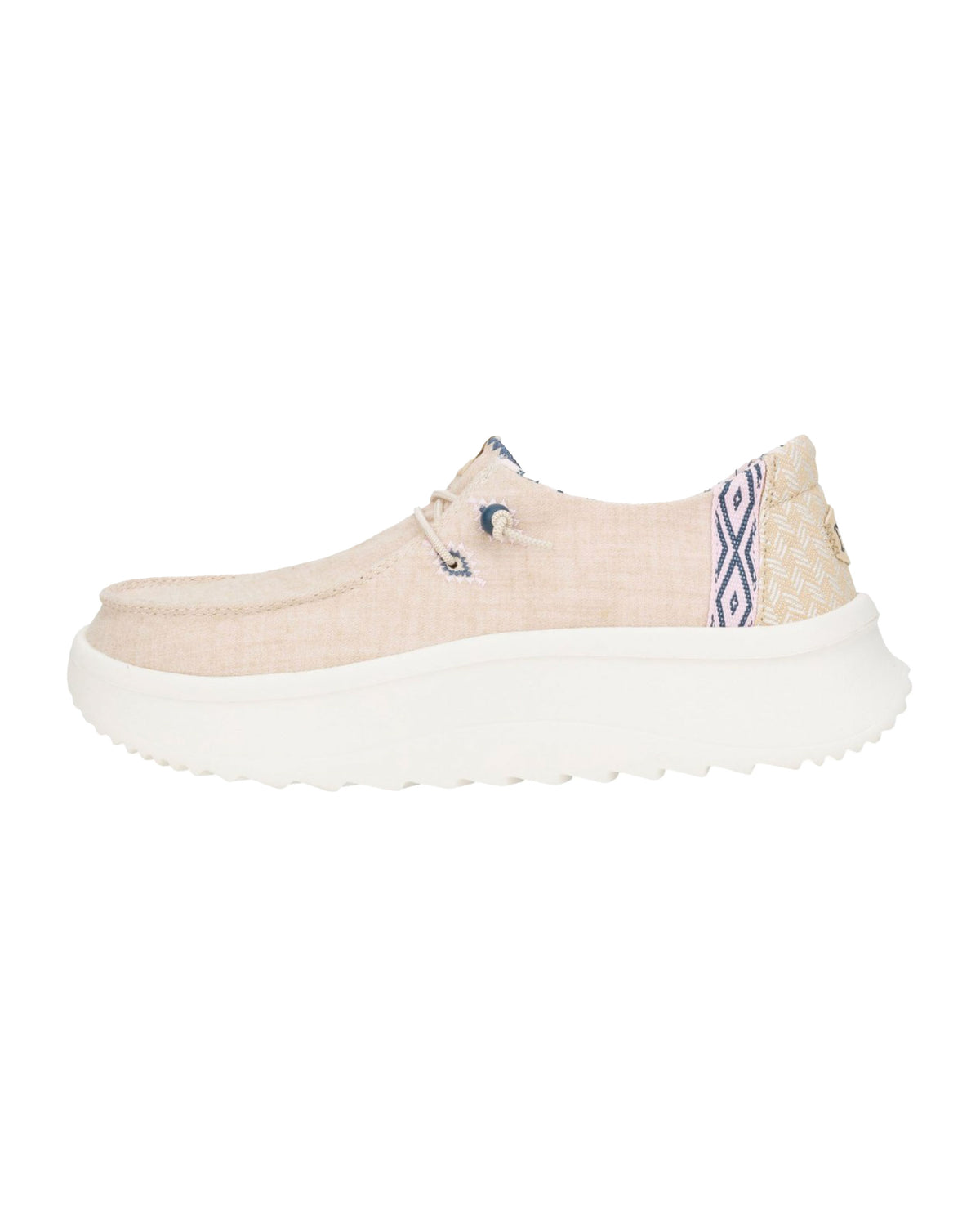 HeyDude Wendy Peak Chambray Woven Beige