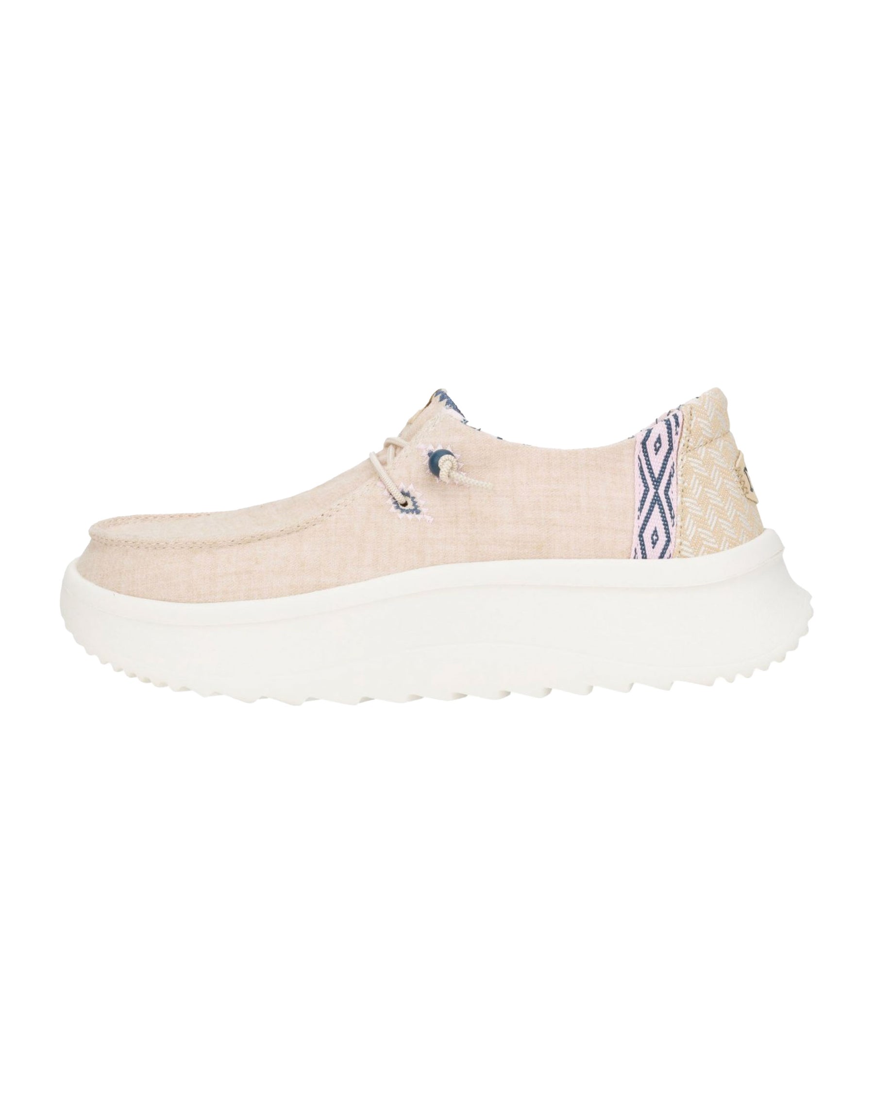 HeyDude Wendy Peak Chambray Woven Beige