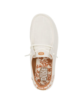 HeyDude Wendy Rise Animal Bianco