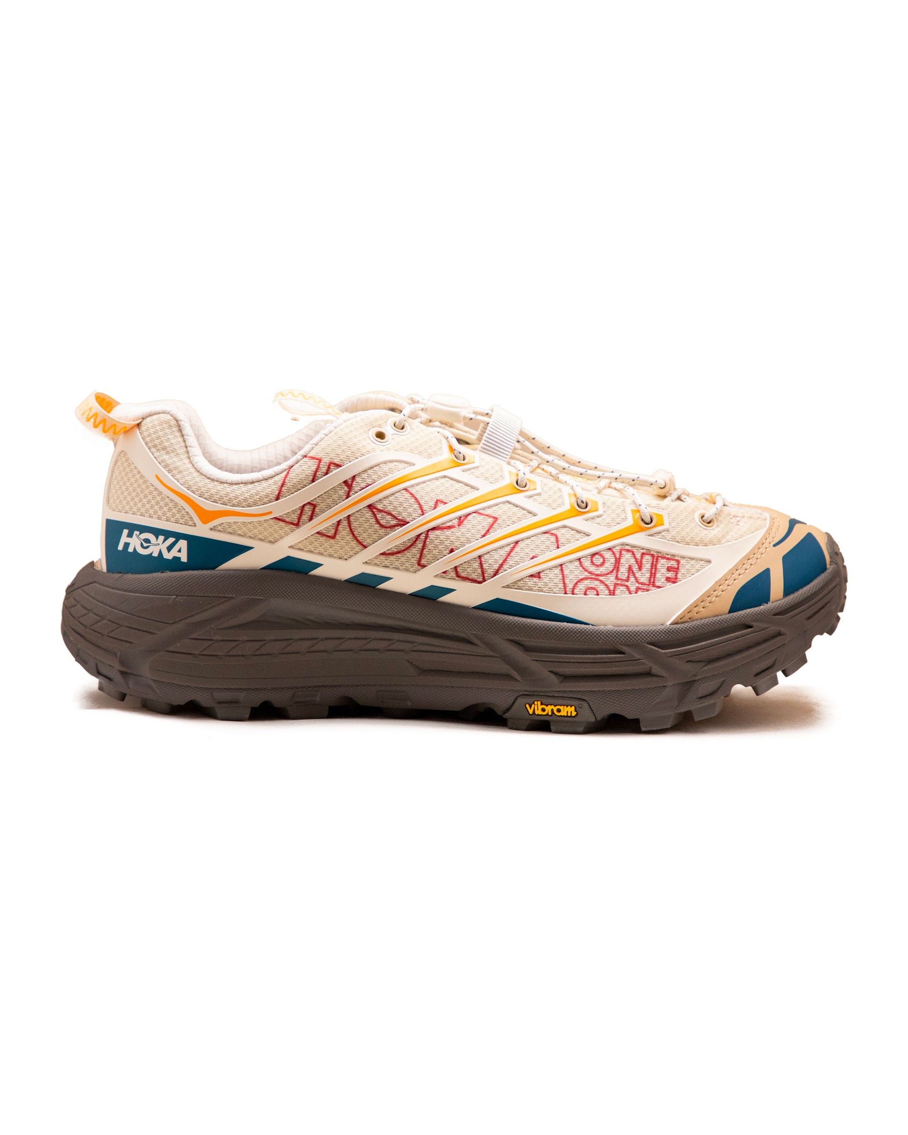 Hoka U Mafate Three2 Wordmark Cream-Khaki