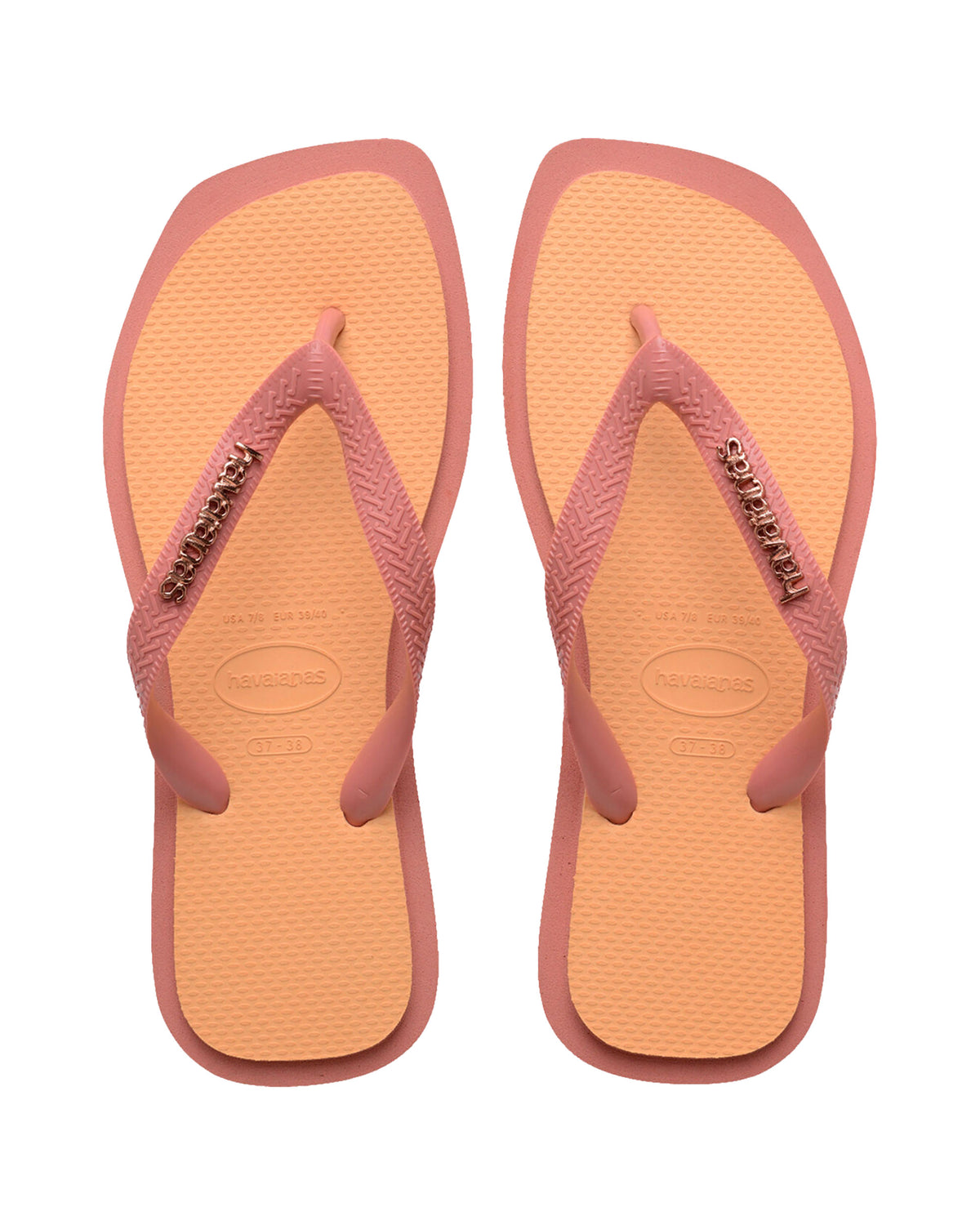 Infradito Havaianas Top Square Fusion Canyon Clay-Peach