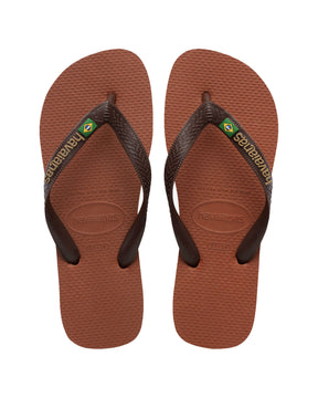 Flip-flops Havaianas Brasil Logo Rust-Coffee
