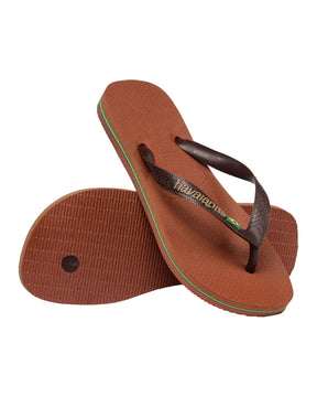 Flip-flops Havaianas Brasil Logo Rust-Coffee