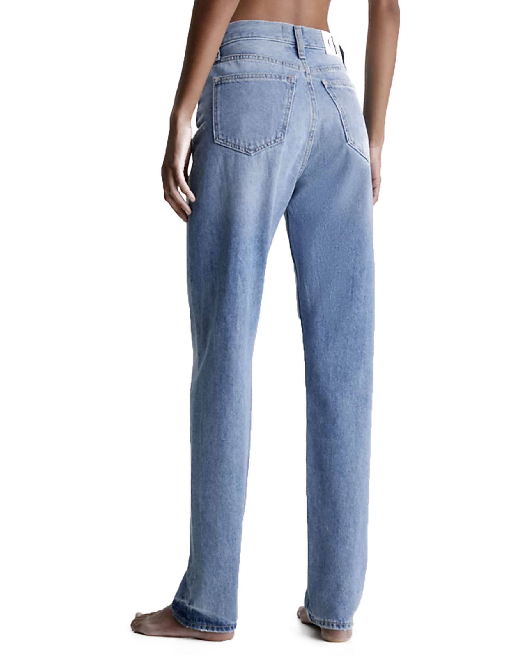 Jeans Donna Calvin Klein Authentic Slim Straight Denim Medium