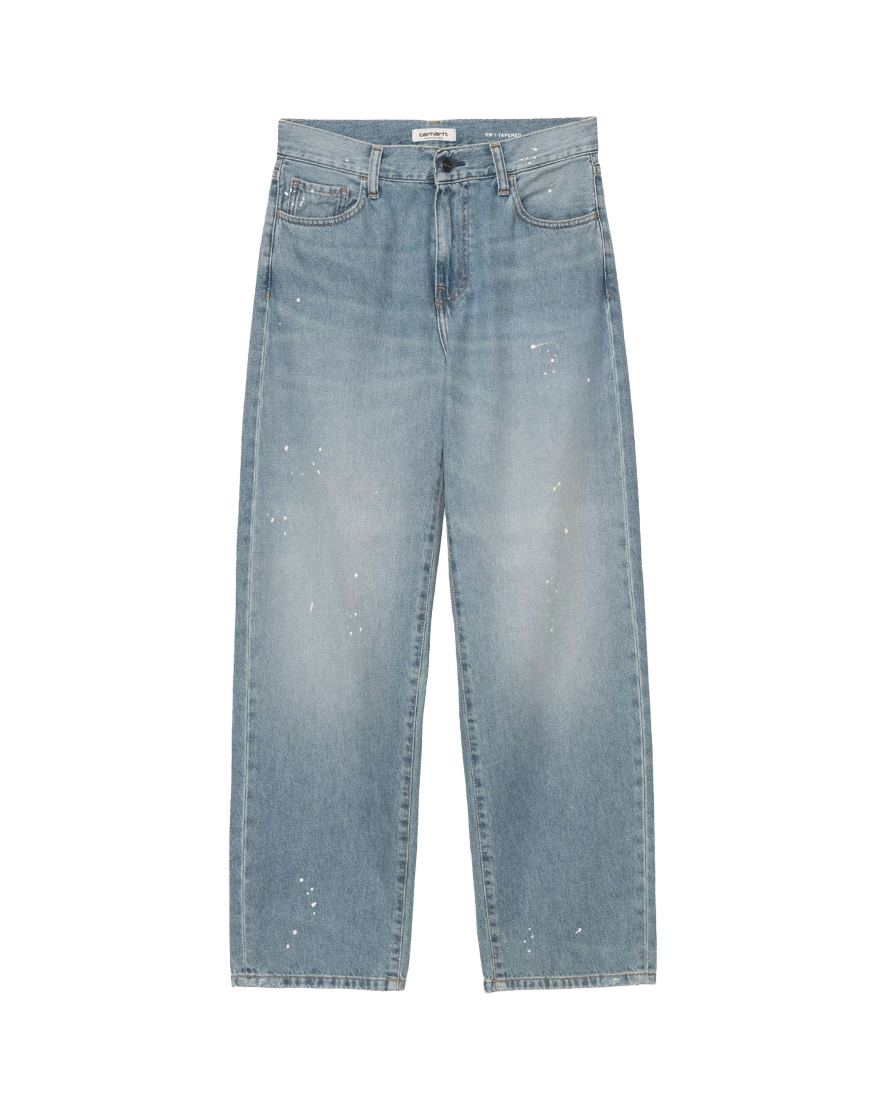 Women's Jeans Carhartt Wip W' Arin Pant Blue destroy wash Splatter