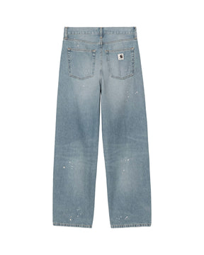 Women's Jeans Carhartt Wip W' Arin Pant Blue destroy wash Splatter