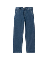 Carhartt Wip W' Pierce Pant Straight Blue stone washed women's jeans