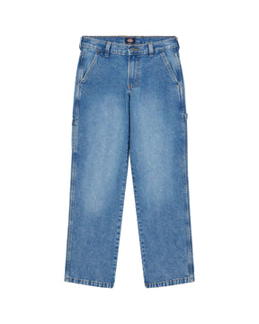 Woman's Jeans Dickies Stevensville Carpenter W Rinsed Fade