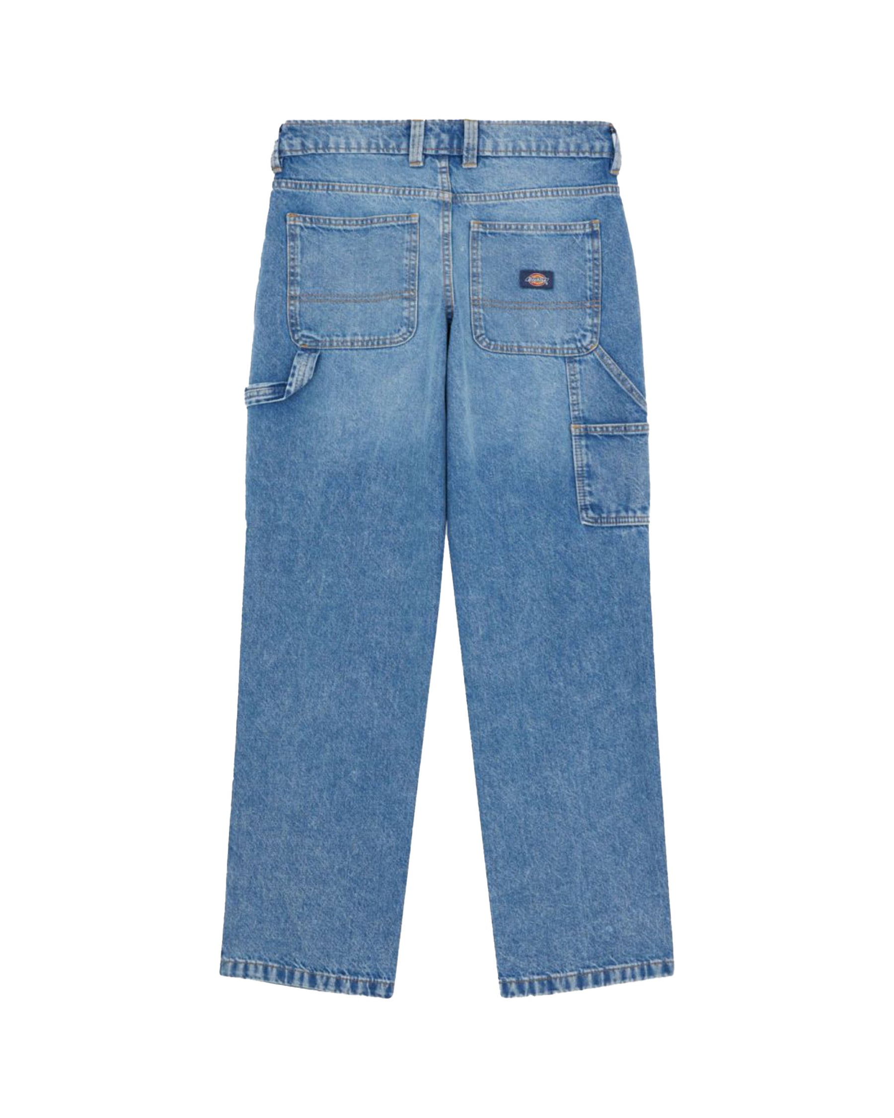 Woman's Jeans Dickies Stevensville Carpenter W Rinsed Fade
