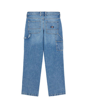 Woman's Jeans Dickies Stevensville Carpenter W Rinsed Fade