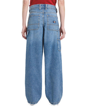 Woman's Jeans Dickies Stevensville Carpenter W Rinsed Fade