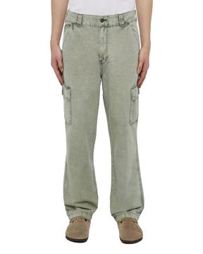 Man Dickies Newington Pant Dble Dye Acid Wash Cloud