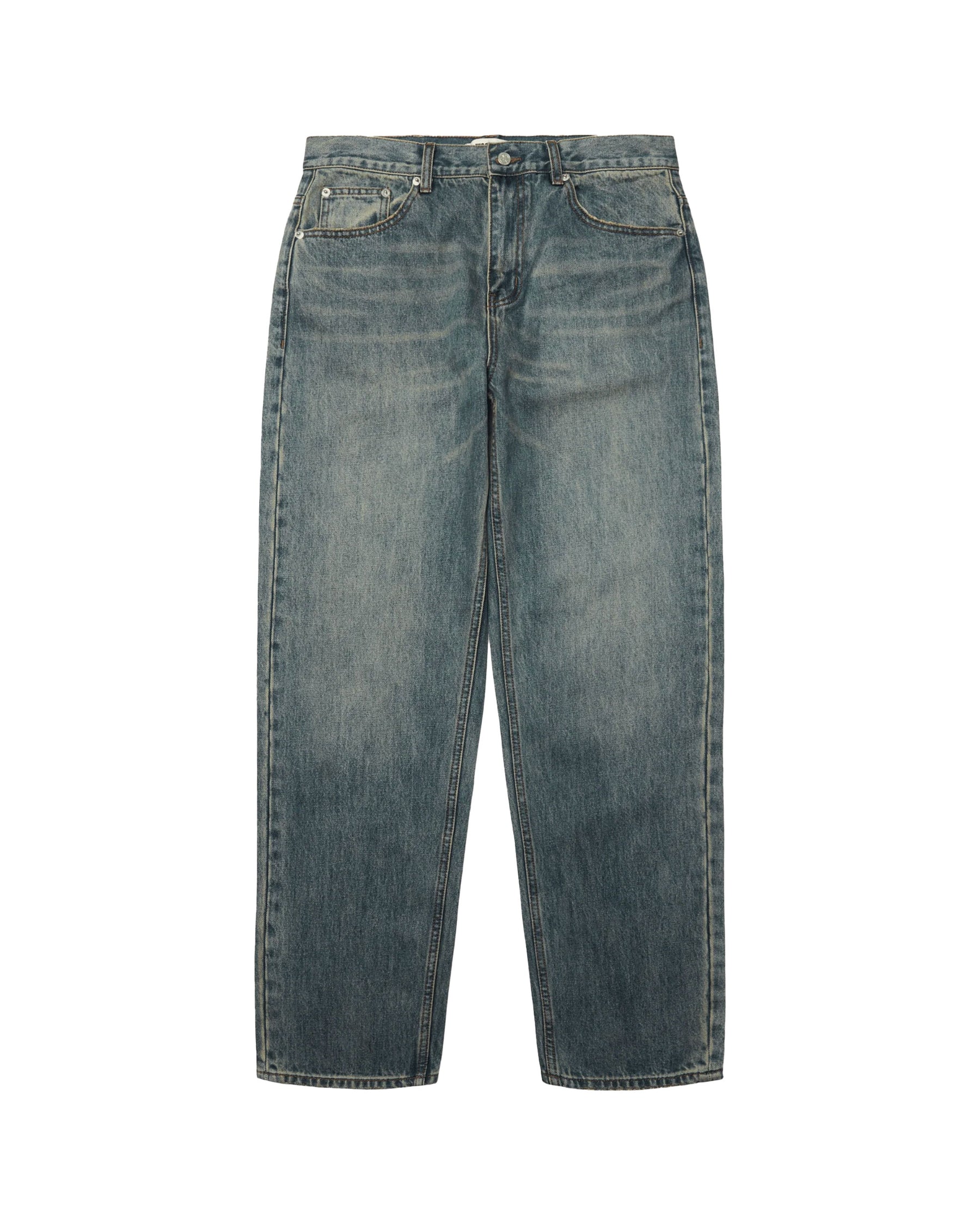 Jeans Uomo Woodbird WBLeroy Vintage Jeans Washed Mid Blue