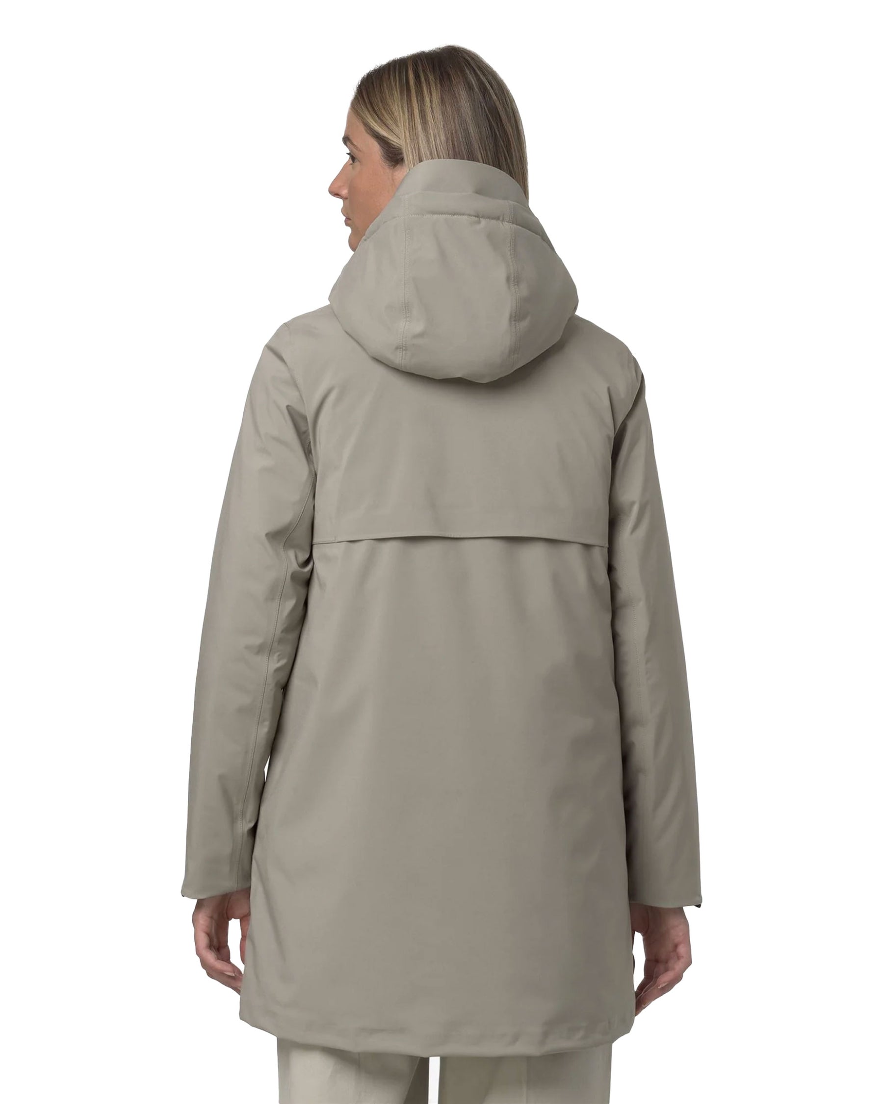Giacca Donna K-Way Mathiel Bonded Padded Beige