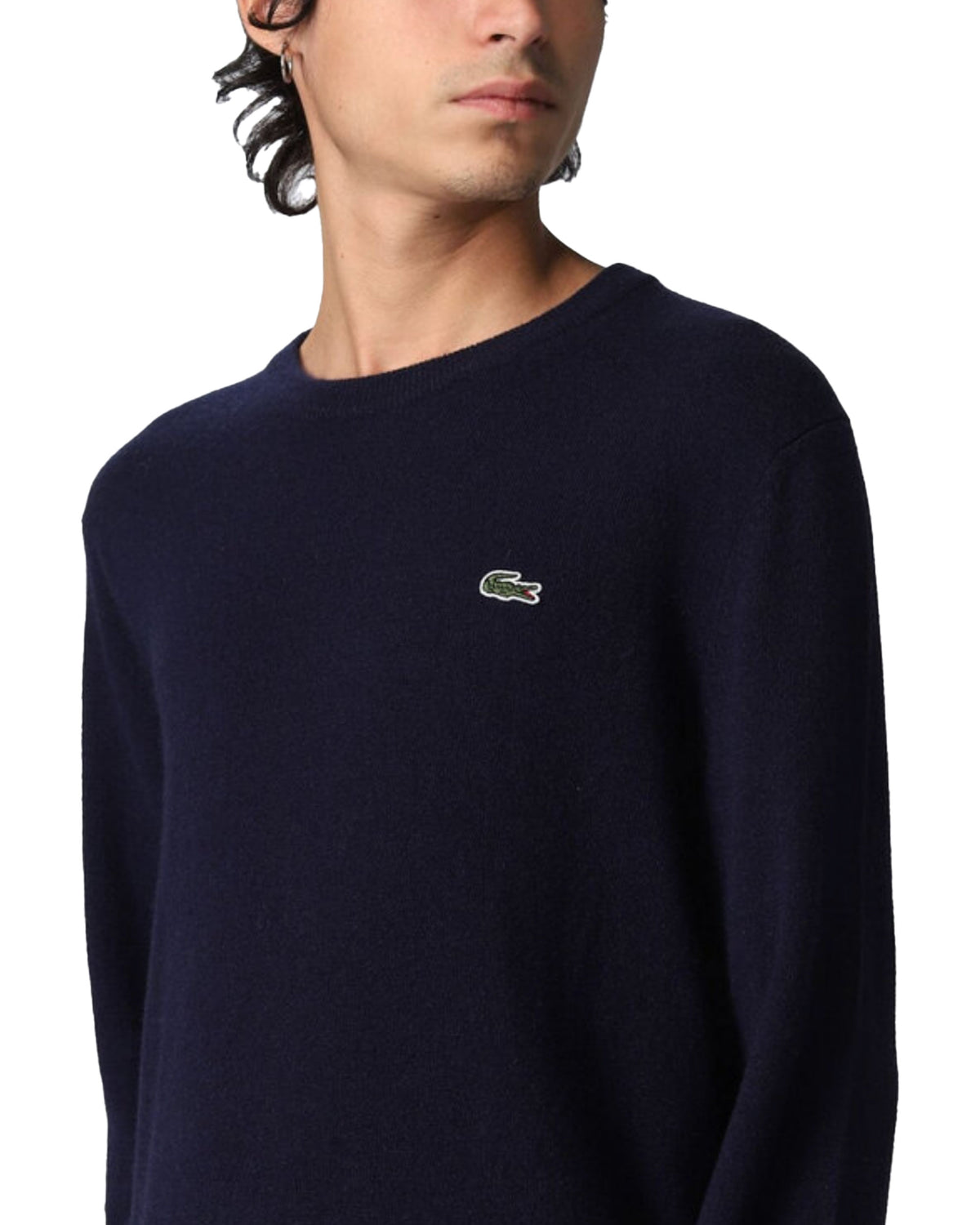 Lacoste Crewneck Sweaters Blue