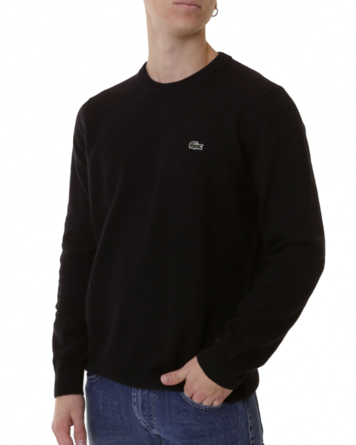 Lacoste Crewneck Sweaters Black