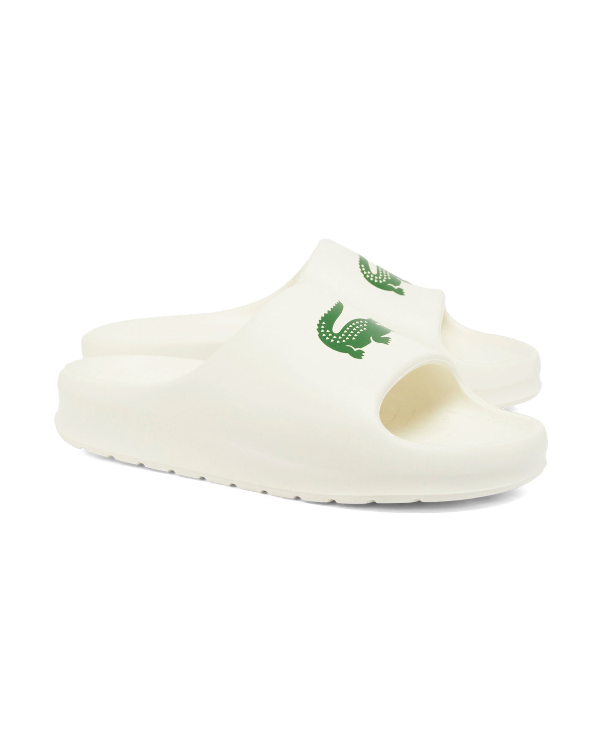 Lacoste Serve Slide 2.0 Off White-Dark Green