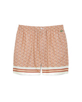 Lacoste Shorts Monogramma Beige
