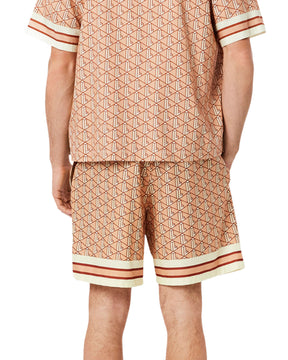 Lacoste Shorts Monogramma Beige