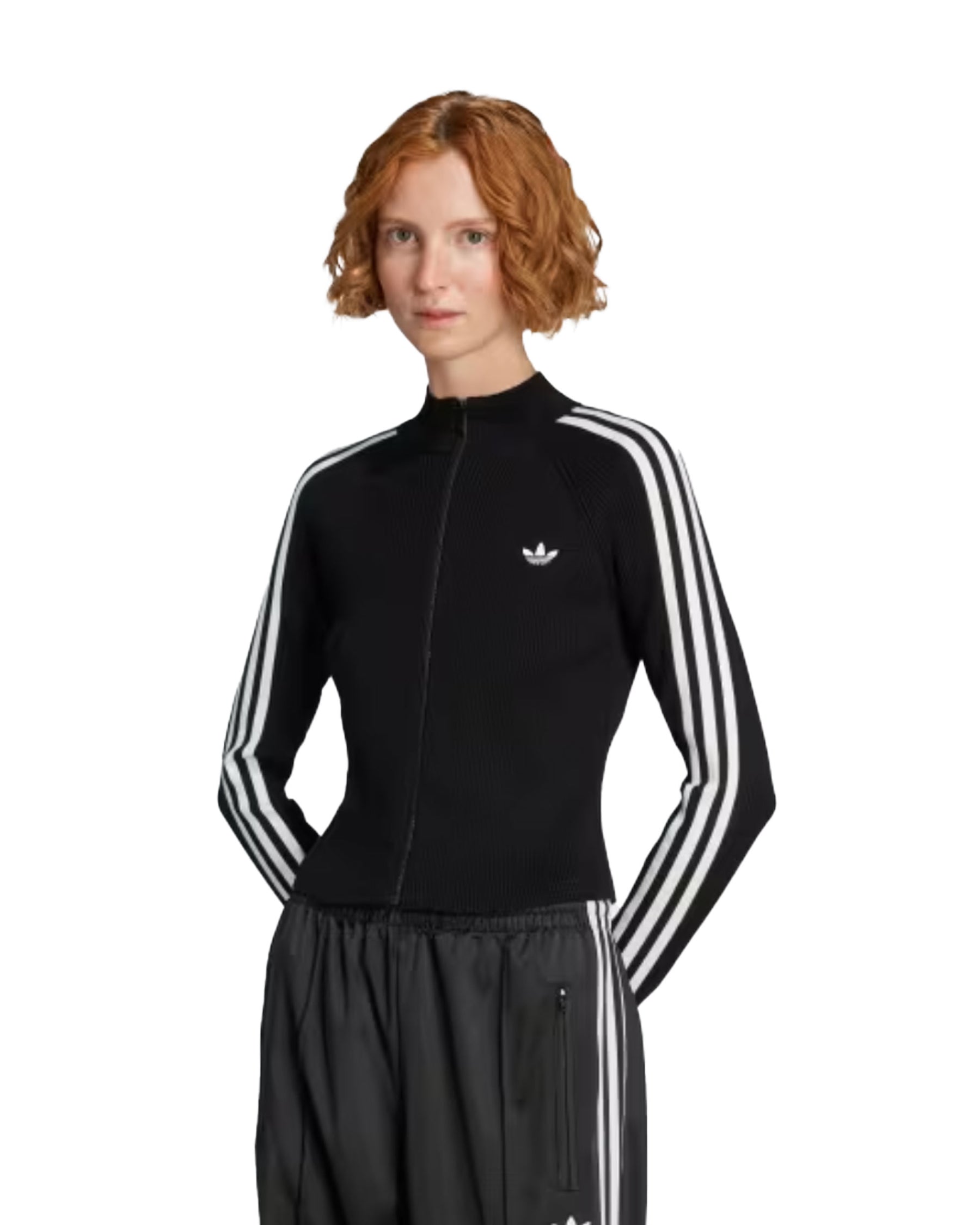 Maglia Donna Adidas Slim Knit Tt Black