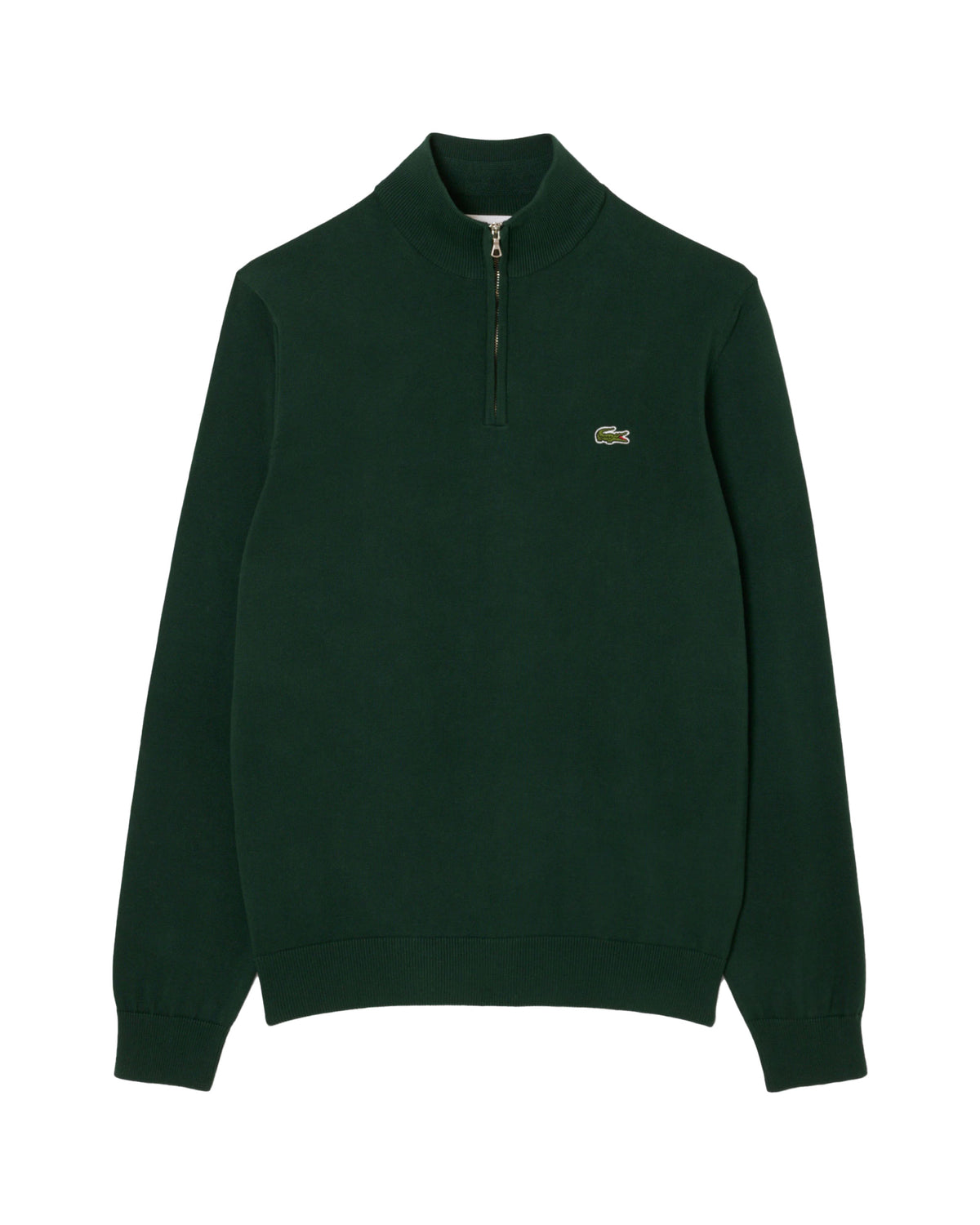 Maglione Uomo Lacoste Mezza Zip Verde